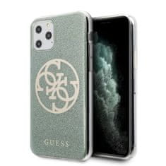 Guess Guess Circle Glitter 4G - Ohišje za iPhone 11 Pro (kaki)