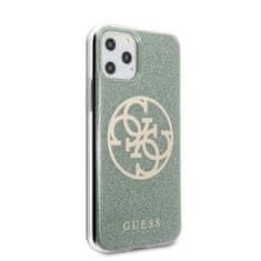 Guess Guess Circle Glitter 4G - Ohišje za iPhone 11 Pro (kaki)