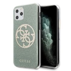 Guess Guess Circle Glitter 4G - Ohišje za iPhone 11 Pro Max (kaki)