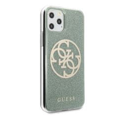 Guess Guess Circle Glitter 4G - Ohišje za iPhone 11 Pro Max (kaki)