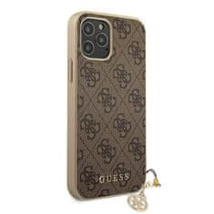 Guess Kolekcija Guess 4G Charms - Ohišje za iPhone 12 Pro Max (rjavo)