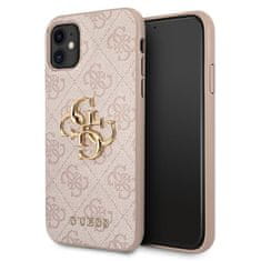 Guess Guess 4G Big Metal Logo - Ohišje za iPhone 11 (roza)