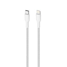 Puro PURO Fabric Ultra Strong - Heavy duty pleteni kabel USB-C / Lightning s certifikatom MFi 1,2 m (bel)