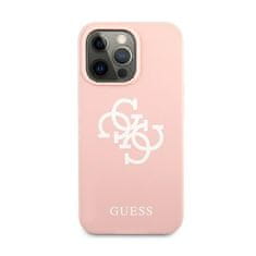 Guess Guess Silikonsko ohišje 4G Big Logo - iPhone 13 Pro Max (roza)