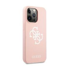 Guess Guess Silikonsko ohišje 4G Big Logo - iPhone 13 Pro Max (roza)