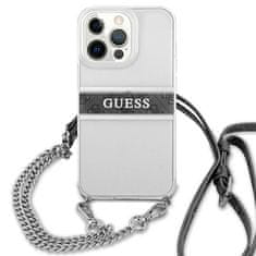 Guess Guess 4G Silver Stripe Crossbody - Ohišje za iPhone 13 Pro Max