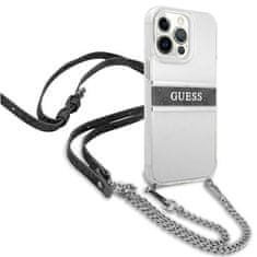 Guess Guess 4G Silver Stripe Crossbody - Ohišje za iPhone 13 Pro