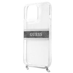 Guess Guess 4G Silver Stripe Crossbody - Ohišje za iPhone 13 Pro Max