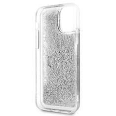 Guess Guess Liquid Glitter 4G Big Logo - ohišje za iPhone 11 (srebrno)