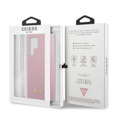 Guess Guess Silikonski kovinski logotip - Samsung Galaxy S22 Ultra Case (sivka)