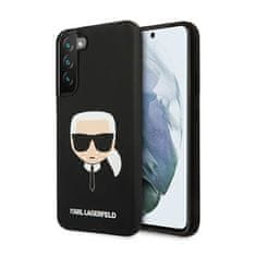 Karl Lagerfeld Karl Lagerfeld Silikonsko ohišje Ikonik Karl`s Head - Ohišje za Samsung Galaxy S22+ (črno)