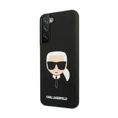 Karl Lagerfeld Karl Lagerfeld Silikonsko ohišje Ikonik Karl`s Head - Ohišje za Samsung Galaxy S22+ (črno)