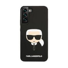 Karl Lagerfeld Karl Lagerfeld Silikonsko ohišje Ikonik Karl`s Head - Ohišje za Samsung Galaxy S22+ (črno)