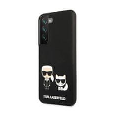 Karl Lagerfeld Karl Lagerfeld Slilicone Karl &amp; Choupette - Ohišje za Samsung Galaxy S22 (črno)