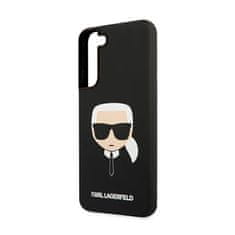 Karl Lagerfeld Karl Lagerfeld Silikonsko ohišje Ikonik Karl`s Head - Ohišje za Samsung Galaxy S22+ (črno)