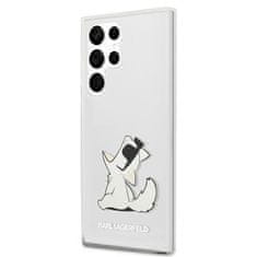 Karl Lagerfeld Karl Lagerfeld Choupette Fun - Ohišje za Samsung Galaxy S22 Ultra (prozorno)