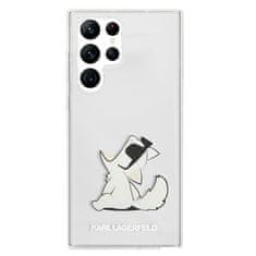 Karl Lagerfeld Karl Lagerfeld Choupette Fun - Ohišje za Samsung Galaxy S22 Ultra (prozorno)