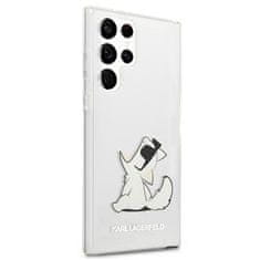 Karl Lagerfeld Karl Lagerfeld Choupette Fun - Ohišje za Samsung Galaxy S22 Ultra (prozorno)