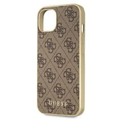 Guess Ohišje Guess 4G Collection MagSafe - iPhone 13 (rjavo)