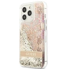 Guess Guess Liquid Glitter Paisley - Ohišje za iPhone 13 Pro Max (zlato)