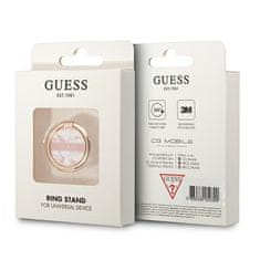 Guess Guess Ring Stand Marble - Magnetno držalo za telefon (roza)