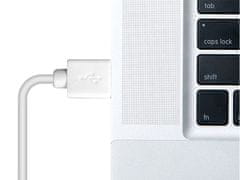 Puro PURO Plain - Apple USB priključni kabel Lightning konektor MFi certifikat 2 m (bel)