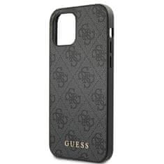 Guess Guess 4G Metal Gold Logo - Ohišje za iPhone 12 Pro Max (sivo)