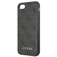 Guess Guess 4G Metal Gold Logo - Ohišje za iPhone SE 2022 / SE 2020 / 8 / 7 (sivo)