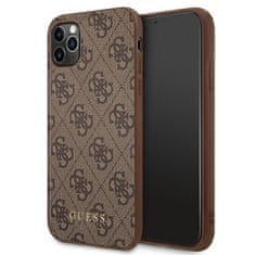 Guess Guess 4G Metal Gold Logo - Ohišje za iPhone 11 Pro (rjavo)