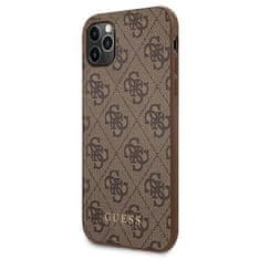 Guess Guess 4G Metal Gold Logo - Ohišje za iPhone 11 Pro (rjavo)