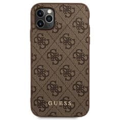 Guess Guess 4G Metal Gold Logo - Ohišje za iPhone 11 Pro (rjavo)