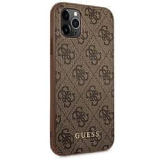 Guess Guess 4G Metal Gold Logo - Ohišje za iPhone 11 Pro (rjavo)