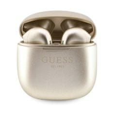 Guess Guess True Wireless Script Logo BT5.3 - TWS slušalke + polnilno ohišje (zlato)