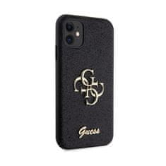 Guess Guess Glitter Script Big 4G - Ohišje za iPhone 11 (črno)