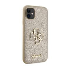 Guess Guess Glitter Script Big 4G - Ohišje za iPhone 11 (zlato)