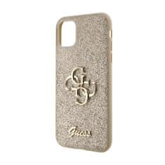 Guess Guess Glitter Script Big 4G - Ohišje za iPhone 11 (zlato)