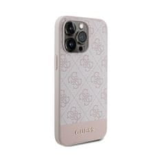 Guess Guess 4G Bottom Stripe Collection - Ohišje za iPhone 15 Pro Max (roza)