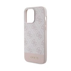 Guess Guess 4G Bottom Stripe Collection - Ohišje za iPhone 15 Pro Max (roza)