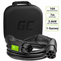 NEW Green Cell - GC EV Type 1 3,6kW 16A 7m kabel za polnjenje električnih vozil