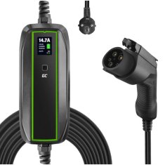 NEW Green Cell - GC EV PowerCable 3,6 kW Schuko - mobilni polnilnik tipa 1 za polnjenje električnih avtomobilov in priključnih hibridov