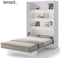 Trianova Postelja v omari Lenart - Bed Concept 01 - 140x200 cm - bela