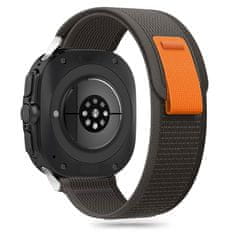 Tech-protect Nylon pašček za Samsung Galaxy Watch Ultra 47mm, black/orange