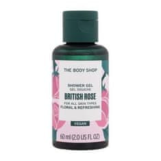 The Body Shop British Rose gel za prhanje 60 ml za ženske