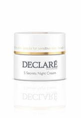 Declare Nočna regeneracijska krema Stress Balance (5 Secret s Night Cream) 50 ml