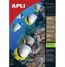 Apli Foto papir A4 Photo satin 200g 20 listov