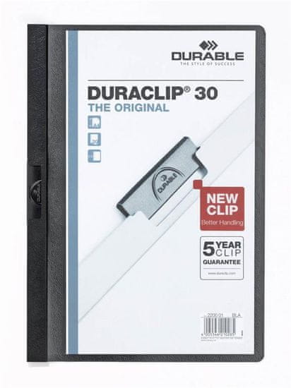 Durable Mapa Duraclip (2200) A4 črna