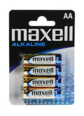 Maxell Baterija AA (LR6), 4 kos, alkalna