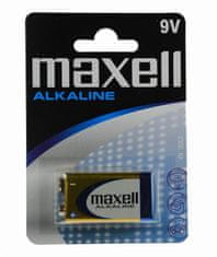 Maxell Baterija 6LR-61, 9V, 1 kos, alkalna