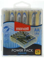 Maxell Baterija AA (LR6), 24 kos, alkalne pvc pakiranje