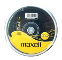 Maxell CD-R 700MB XL 52X 10 na osi